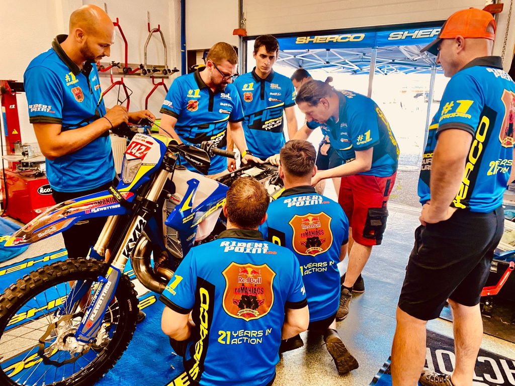 Sherco Romania Red Bull Romaniacs Service Crew